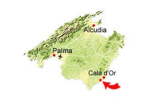 Cala Barca map