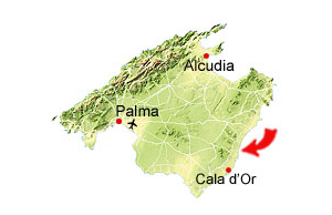 Cala Murada map