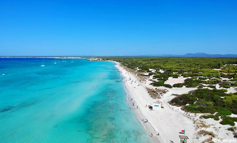 Es Trenc Beach Mallorca Map Es Trenc - Famous Beach In Mallorca | Mallorca Beaches