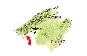 Magaluf map