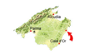 Sa Coma Majorca Map Sa Coma - Beach And Resort | Mallorca Beaches
