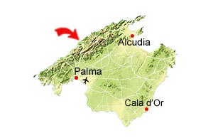 Sa Calobra map
